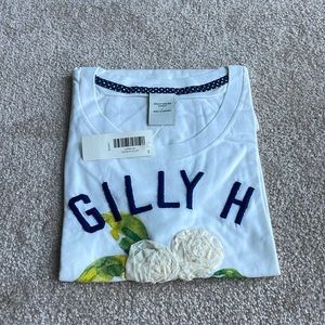 Brand new white Gilly Hicks Tee